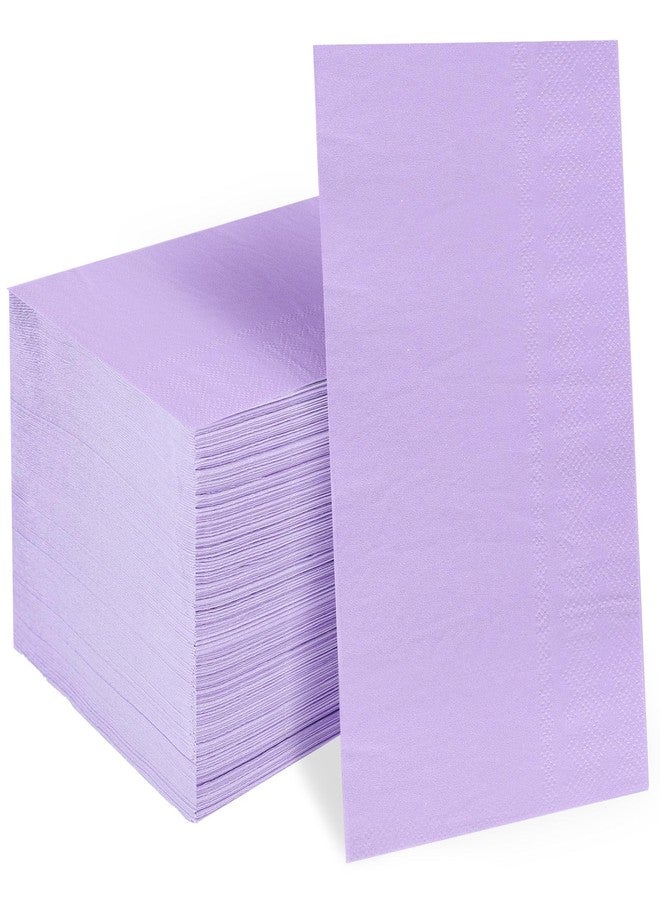 وولاين مجموعة مناديل ضيوف من والين، 200 قطعة، لون بنفسجي، للاستخدام مرة واحدة، برائحة الخزامى، مثالية لحفلات العشاء، مناديل ورقية يدوية مزخرفة، مناسبة للحمام، حفلات الزفاف، حفلات توديع العزوبية، حفلات أعياد الميلاد، مستلزمات تزيين الطاولات - Image 1